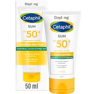Cetaphil Daylong SPF 50+ Sensitiv Gel-Fluid Sonnenschutz Gesicht  Cetaphil Daylong