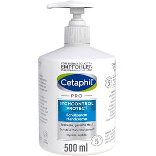 Cetaphil Pro Itchcontrol Protect Schützende Handcreme mit Spender  Cetaphil