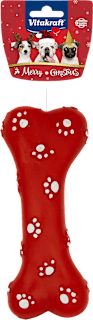 Osso natalizio per cani in gomma Vitakraft