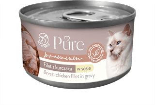 Mokra karma dla kota Pure, filet z kurczaka w sosie  PetRepublic