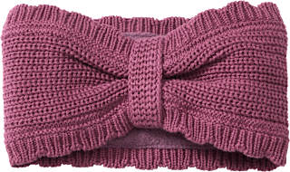 Stirnband aus Strick & mit Futter, lila, Gr. 54/55 PUSBLU