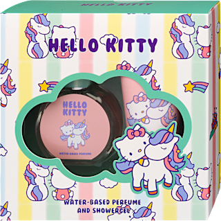 Parfüm és tusfürdő ajándékcsomag gyermekeknek Hello Kitty