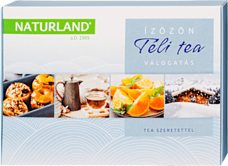 Díszdobozos teaválogatás, Ízözön, 30 db filter NATURLAND