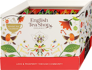 Bio teaválogatás, adventi kalendárium, 25 db filter English Tea Shop