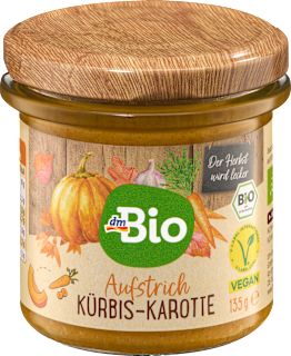 Brotaufstrich, Streichcreme Kürbis Karotte dmBio