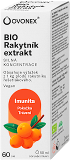 BIO rakytník extrakt kapky OVONEX