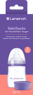 Babyflasche NaturalWave, von Geburt an, 160ml Lansinoh