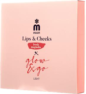 Lips & Cheeks X glow & go Light poklon-paket fresh magnolia Melem