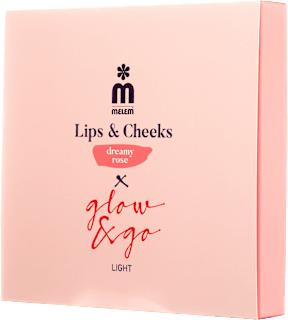 Lips & Cheeks X glow & go Light poklon-paket dreamy rose Melem