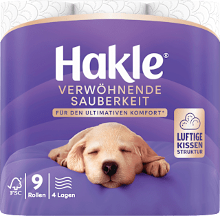 Toilettenpapier Verwöhnende Sauberkeit 4-lagig Hakle