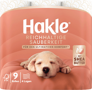 Toilettenpapier Reichhaltige Sauberkeit 4-lagig Hakle