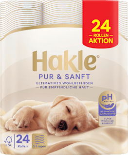 Toilettenpapier Pur & Sanft 5-lagig Hakle