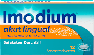 Imodium akut lingual 2 mg Loperamidhydrochlorid Schmelztabletten  Imodium