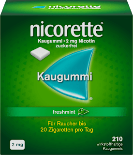 nicorette Kaugummi 2 mg Nicotin freshmint nicorette