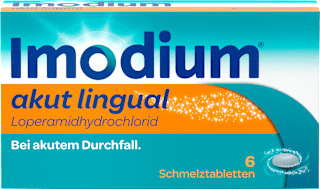 Imodium akut lingual 2 mg Loperamidhydrochlorid, Schmelztabletten Imodium