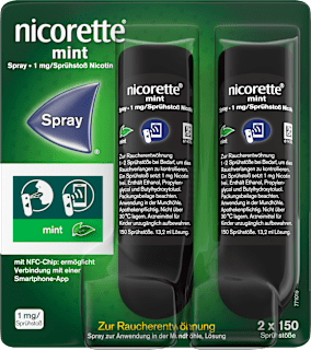 nicorette mint Spray 1mg Nicotin/Sprühstoß nicorette