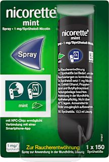 nicorette mint Spray 1mg Nicotin/Sprühstoß, Lösung nicorette