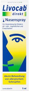 Livocab direkt Nasenspray 0,05% Levocabastin, Suspension Livocab
