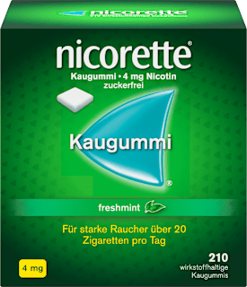 nicorette Kaugummi 4 mg Nicotin freshmint nicorette