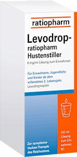 Levodrop-ratiopharm Hustenstiller 6mg/ml Lösung ratiopharm