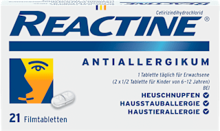 Reactine 10 mg Filtabletten REACTINE