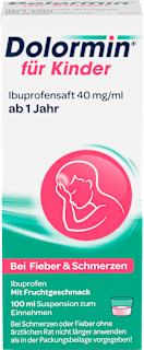 Dolormin für Kinder Ibuprofensaft 40 mg/ml Dolormin