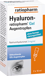 ratiopharm Hyaluron-ratiopharm Gel Natriumhyaluronat 3 mg/ml Augentropfen ratiopharm