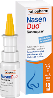 NasenDuo Nasenspray 1 mg/ml + 50 mg/ml Nasenspray, Lösung ratiopharm