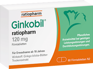 Ginkobil ratiopharm 120 mg Filmtabletten Ginkobil