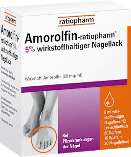 Amorolfin-ratiopharm 5% wirkstoffhaltiger Nagellack ratiopharm