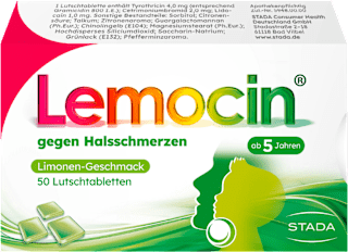 Lemocin gegen Halsschmerzen Lutschtabletten Lemocin
