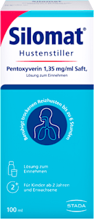 SILOMAT gegen Reizhusten Pentoxyverin 1,35 mg/ml Saft  Silomat