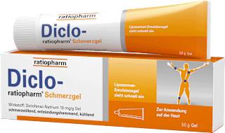 ratiopharm Diclo-ratiopharm Schmerzgel 10 mg/g Gel ratiopharm