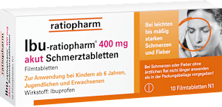 ratiopharm Ibu-ratiopharm 400mg akut Schmerztabletten  ratiopharm