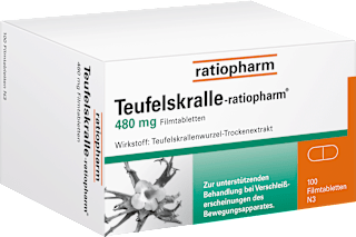 Teufelskralle-ratiopharm® 480 mg Filmtabletten ratiopharm
