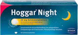 Hoggar Night 25 mg Schmelztabletten Hoggar