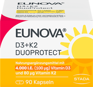 EUNOVA D3+K2 DuoProtect 4.000 I.E.Kapseln 90 St EUNOVA
