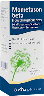 betapharm Mometason beta Heuschnupfenspray 50µg/Sprühstoß Nasenspray 60 Sprühstöße betapharm