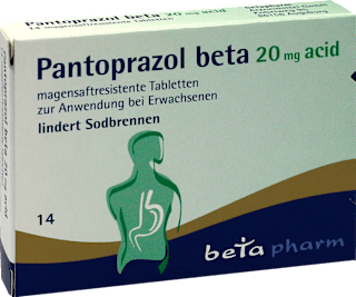Pantoprazol beta 20 mg acid magensaftresistente Tabletten betapharm