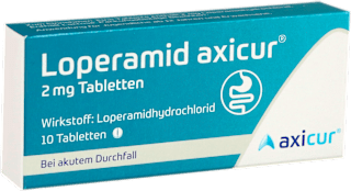 Loperamid axicur 2 mg Loperamidhydrochlorid Tabletten axicur