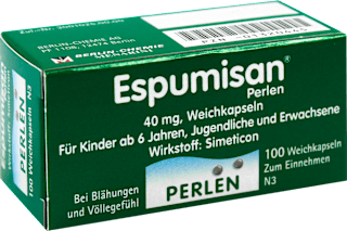 Espumisan Perlen 40 mg Simeticon Weichkapseln Espumisan