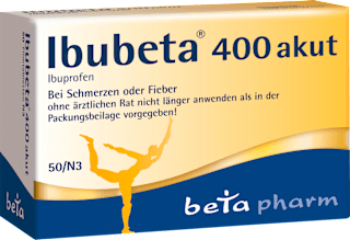 betapharm Ibubeta 400 akut 400 mg Filmtabletten betapharm
