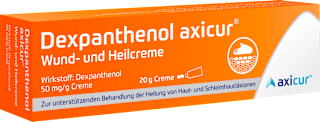 Dexpanthenol axicur Wund- und Heilcreme 50mg/g Creme axicur