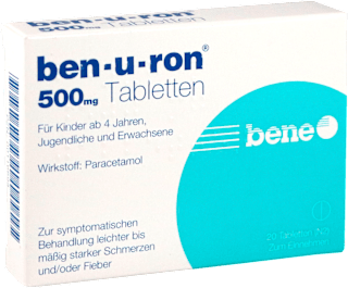 ben-u-ron 500 mg Paracetamol Tabletten ben-u-ron