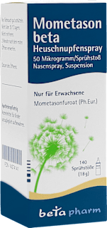 betapharm Mometason beta Heuschnupfenspray 50µg/Sprühstoß Nasenspray 140 Sprühstöße betapharm