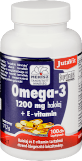 Omega-3 halolaj+E-vitamin kapszula JutaVit