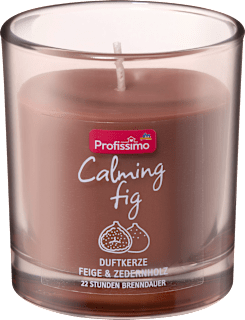 Mirisna svijeća u čaši Calming fig – smokva i cedrovina Profissimo