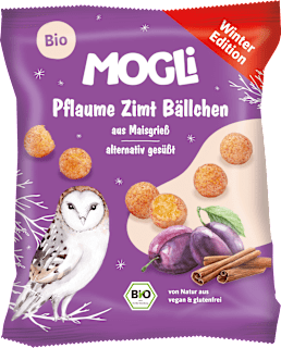 Kindersnack Pflaume Zimt Bällchen MOGLi