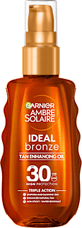 Olej na opaľovanie Ideal bronze SPF 30 Garnier Ambre Solaire