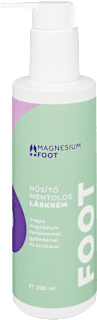Hűsítő mentolos lábkrém Magnesium Foot
